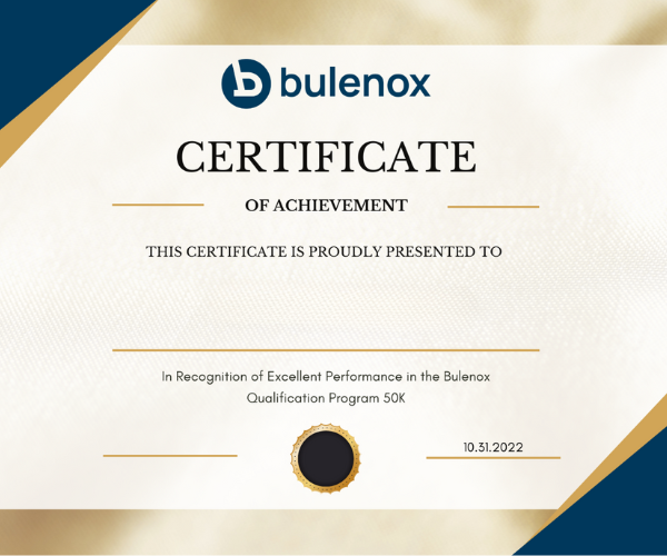 Certificado Bulenox