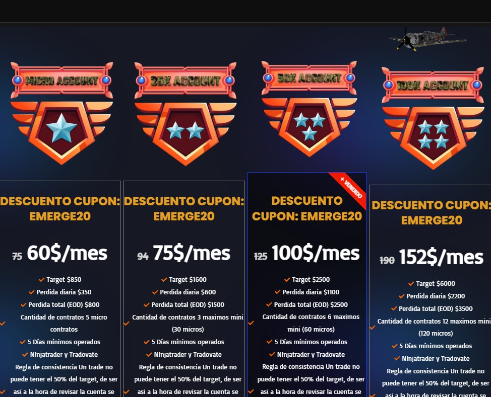 Passo 1 Emerge Profit